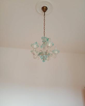 Lampadario in vetro di Murano