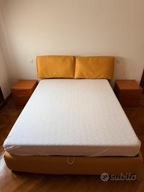 Letto matrimoniale con Materasso in Memory 160x200