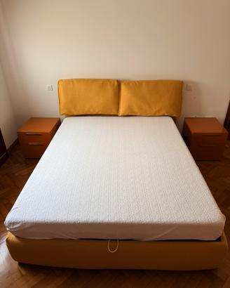Letto matrimoniale con Materasso in Memory 160x200
