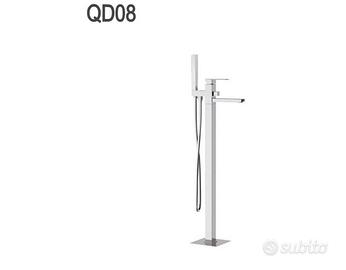 Miscelatore a pavimento per bordo vasca completo