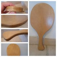 racchettone artigianale da spiaggia 