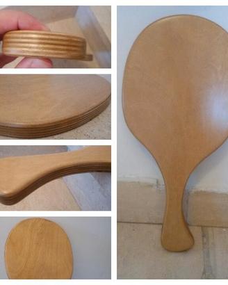 racchettone artigianale da spiaggia 