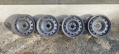 Cerchi cerchioni in ferro 5.5x14 Citroen Peugeot