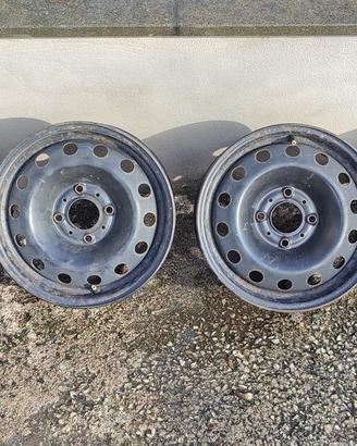 Cerchi cerchioni in ferro 5.5x14 Citroen Peugeot