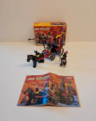 Lego 6027 Bat Lord's Catapult completo al 100%