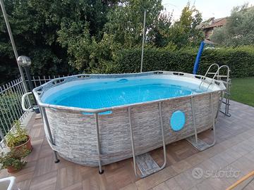 Bestway Set Piscina Power Steel 427x250x100 cm