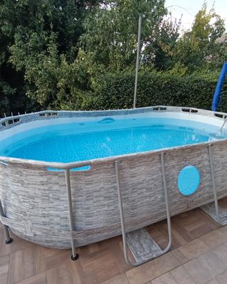 Bestway Set Piscina Power Steel 427x250x100 cm