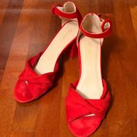 Sandali Rossi Tacco a Blocco (Brand Obsel)