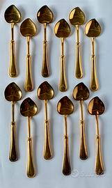 Set 12 cucchiaini a forma di cuore