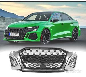 PARAURTI ANTERIORE PER AUDI A3 21- LOOK RS3