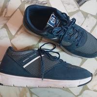 sneakers uomo di tela blu num 43