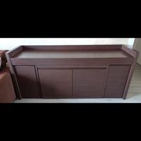 credenza con tavolo estraibile 