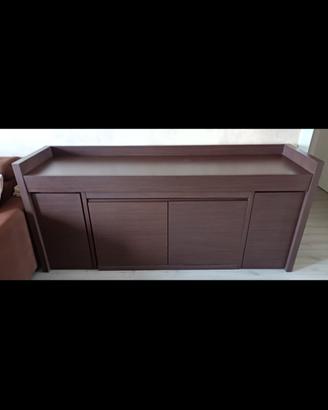 credenza con tavolo estraibile 