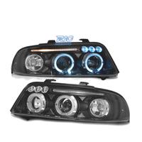 FARI AUDI A4 B5 99-00 ANGEL EYES LED NERO