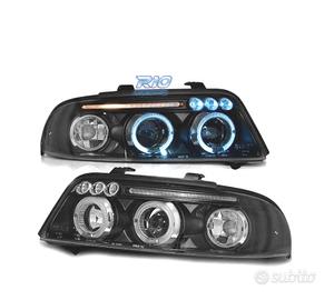 FARI AUDI A4 B5 99-00 ANGEL EYES LED NERO