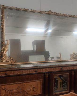 Credenza con Specchiera in Stile Impero / Antico