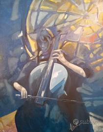 Quadro Olio su tela 80x100 titolo "ARMONIA"