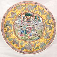 Piatto Cinese decorativo di grandi dimensioni