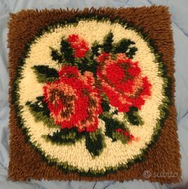 Cuscino fatto a mano punto smirne