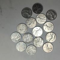 lotto monete da 50 lire piccole vari anni