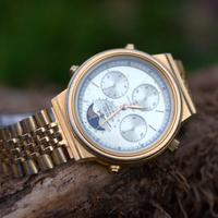 Orologio Seiko cronografo fasi lunari 7A48 oro