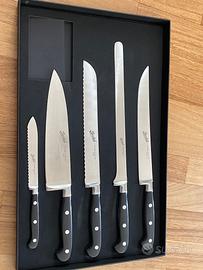 Set Coltelli da Cucina Professionali MasterChef 5 Pezzi, Nero