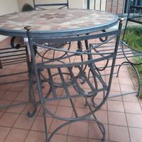 tavolo rotondo da giardino 