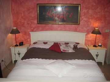 LETTO MATRIMONIALE CALLESELLA CON COMODINI E SPECC