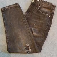 jeans strappati neri 