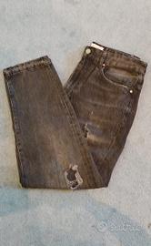 jeans strappati neri 