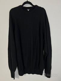 Maglione versace nero xxl cashmere lana