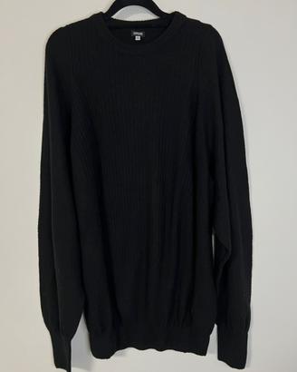 Maglione versace nero xxl cashmere lana
