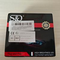 Fari Luci LED anabbaglianti Auto Led H7 con Canbus