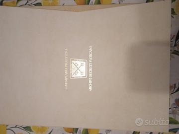 libro HUMANAE SALUTIS Archivio Segreto Vaticano 