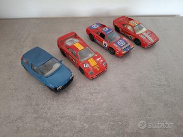 Set 4 macchine Bburago scala 1:43 - Ferrari e Fiat