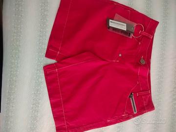 Shorts vintage Murphy & Nye rosso Cotone/Lino 