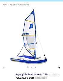 Barca/windsurf/canoa Acquaglide 270 multisport