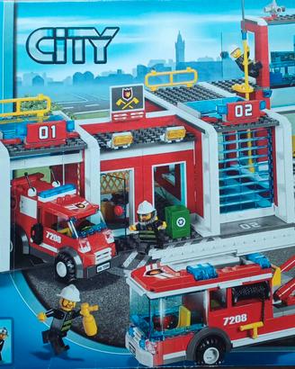 Lego City Caserma Pompieri Vigili del fuoco 7208