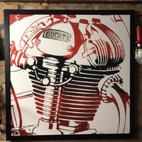 Quadro motore Ducati 250 epoca