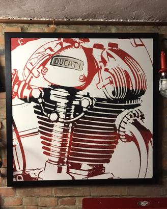 Quadro motore Ducati 250 epoca