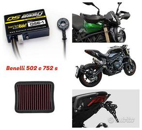 Benelli 752 S 502 C scarico mono puntale disco
