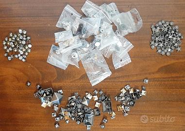 Stock Borchie Metallo Piramide+Bottoni Automatici