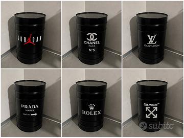 Barile in ferro stile industrial