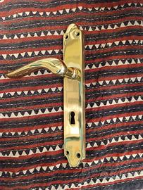 Maniglie vintage ottone lucido  Valenti set da 6