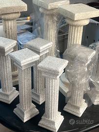 Colonne varie, misure in polistirolo