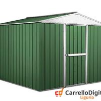 Box porta attrezzi lamiera 276x260 verde