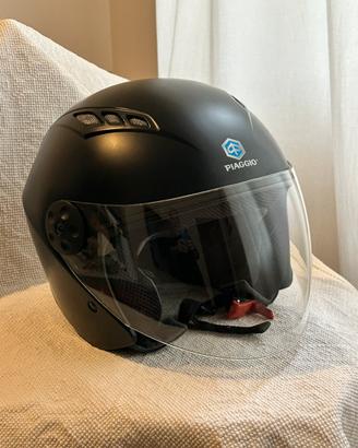 Piaggio Caso Demi Jet Nero Opaco Taglia(S) 55-56