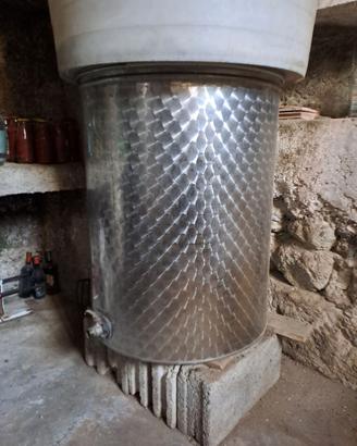 Serbatoio inox 300 litri