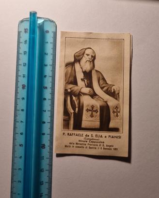 Santino devozionale di Padre S. Raffaele da S.Elia