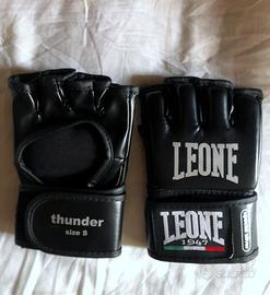 Leone Thunder guanti MMA grappling nero taglia S